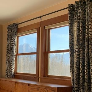 Sun Zero black out curtains 36X84”